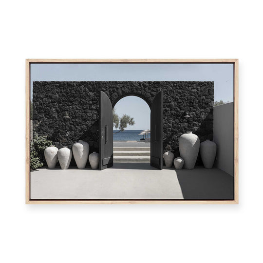 Arched Entrance | Landscape | Framed Canvas