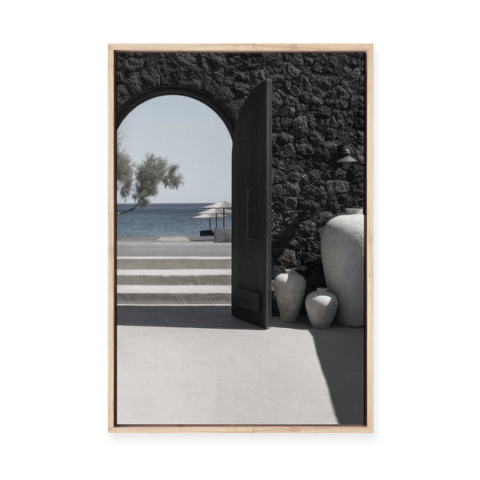 Arched Entrance| Portrait | Framed Canvas