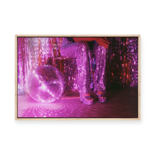 Waiting at the Disco | Framed Canvas