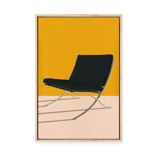 Barcelona Chair | Framed Canvas