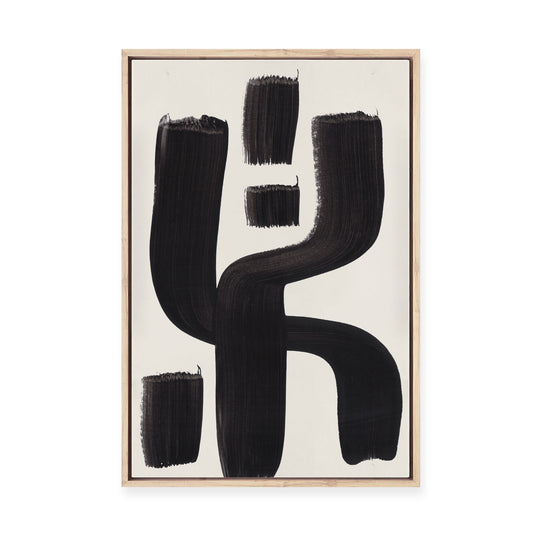 Black Mark I | Framed Canvas