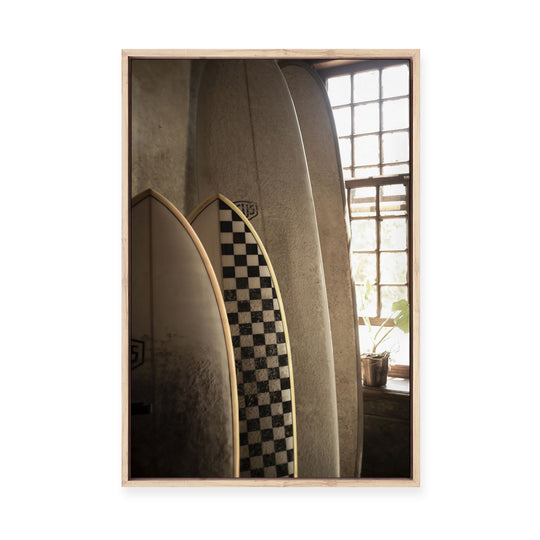 Check Board | Framed Canvas