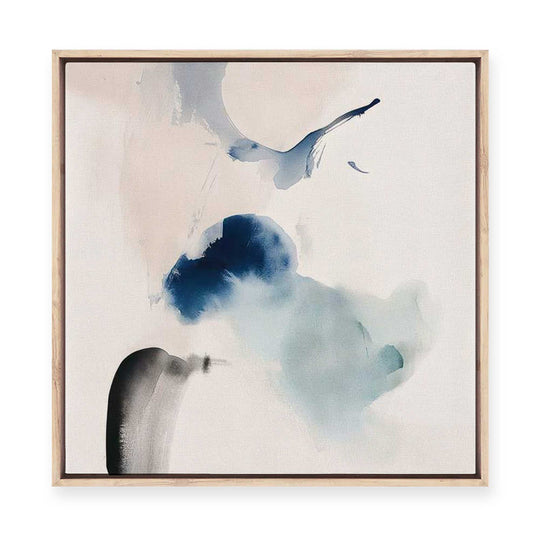 Contours in Water II | Framed Canvas