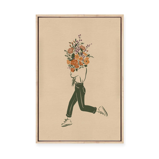 Flowers for You | Framed Canvas