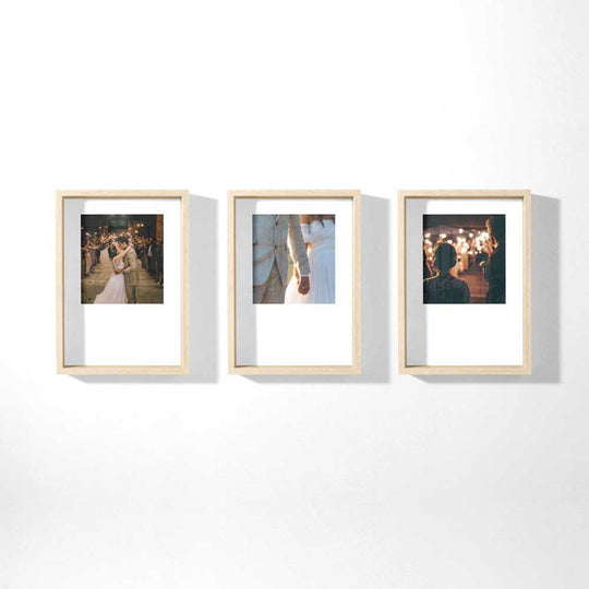 Print & Frame | Gallery Set of 3 | Bottom Heavy Borders