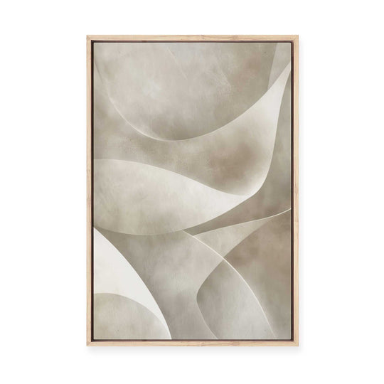 Ghost Abstract | Framed Canvas