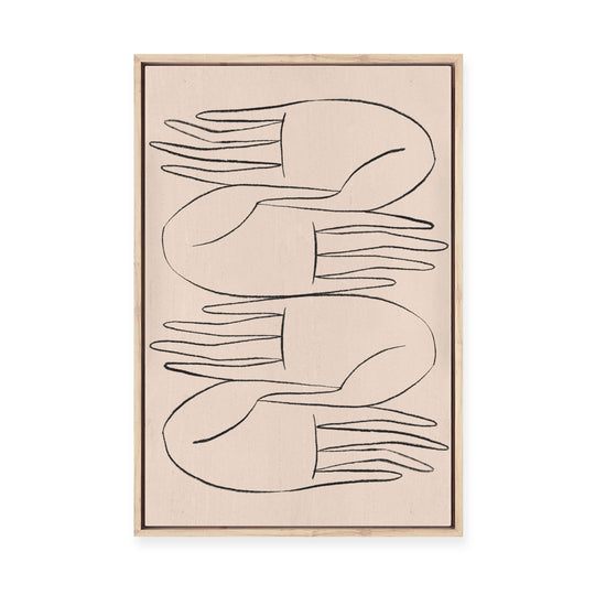 Helping Hands | Framed Canvas