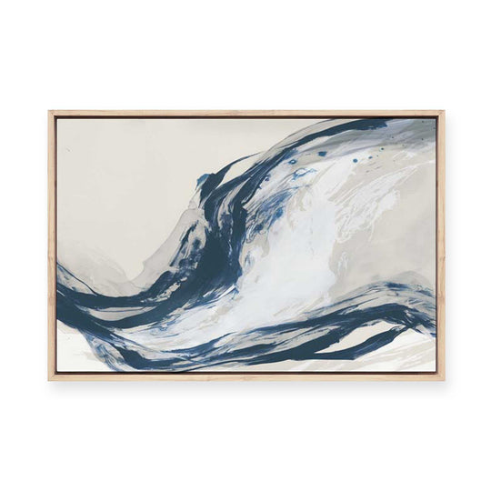 Indigo Surge | Framed Canvas