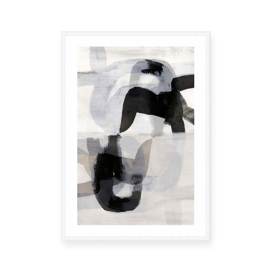 Interwoven Monochrome Shapes II