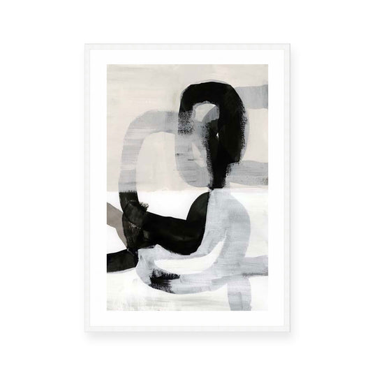 Interwoven Monochrome Shapes I