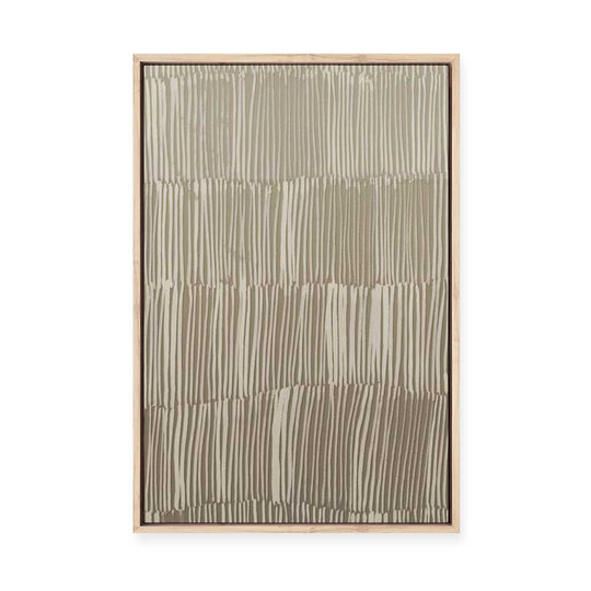 Linear Calm II | Framed Canvas