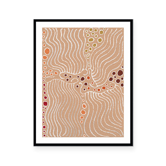 Majardi Jukurrpa (Hairstring Belt/Skirt or Tassel Dreaming) – Mina Mina No.1
