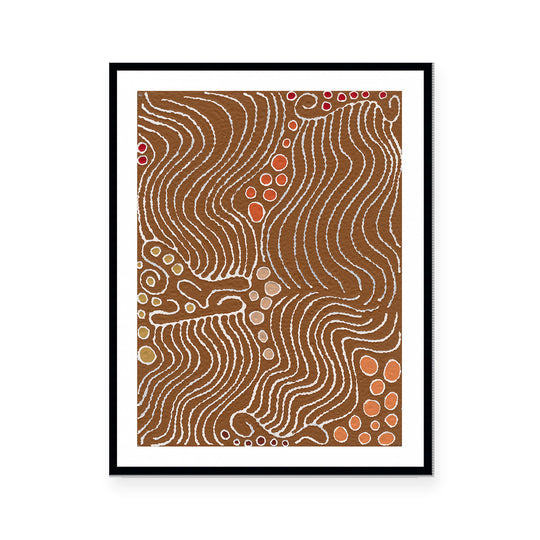 Majardi Jukurrpa (Hairstring Belt/Skirt or Tassel Dreaming) – Mina Mina No.2