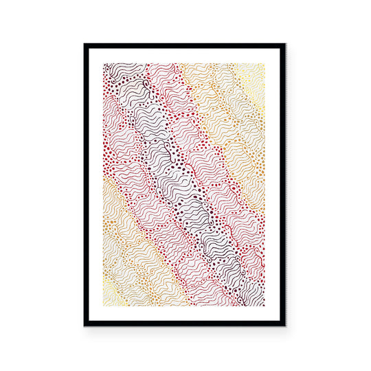 Majardi Jukurrpa (Hairstring Belt/Skirt or Tassel Dreaming) – Mina Mina No.4