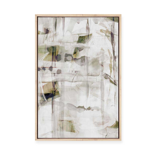 Muted Layers of Reflection I | Framed Canvas
