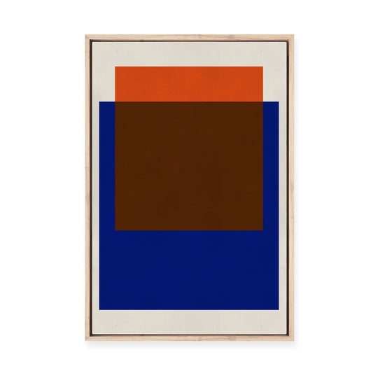 Overlapping Geometry 15 | Framed Canvas