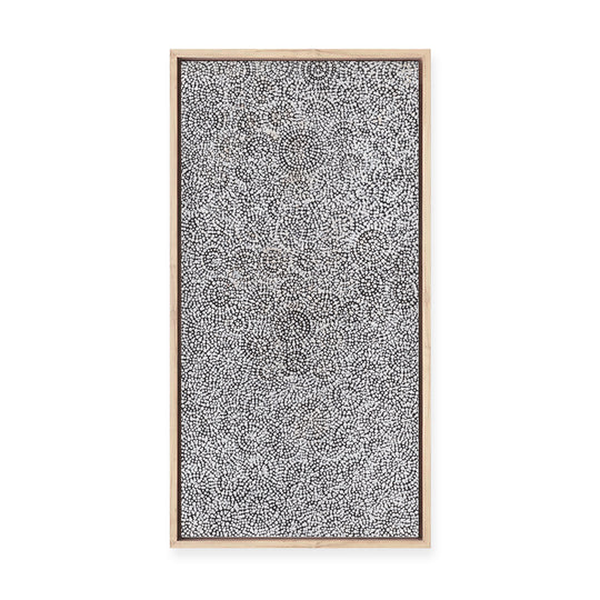 Warna Jukurrpa (Snake Dreaming) No.2 | Framed Canvas Print