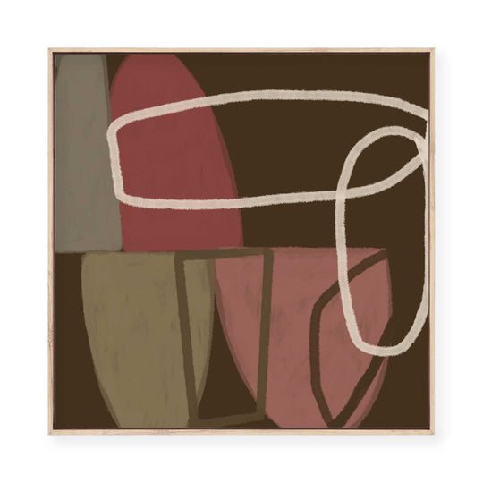 Play Space II | Framed Canvas