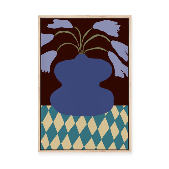 Dropping Lilly | Framed Canvas