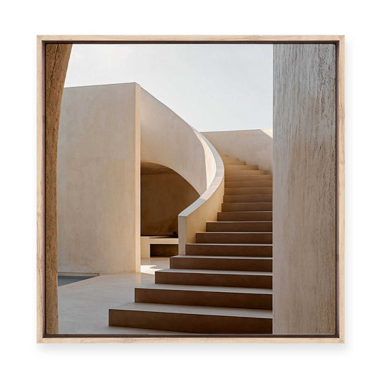 Sanctum of Light | Square | Framed Canvas