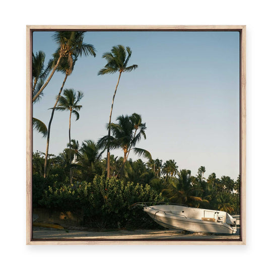 Sandy Beach | Framed Canvas