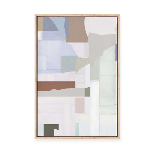 Soft Geometry III | Framed Canvas