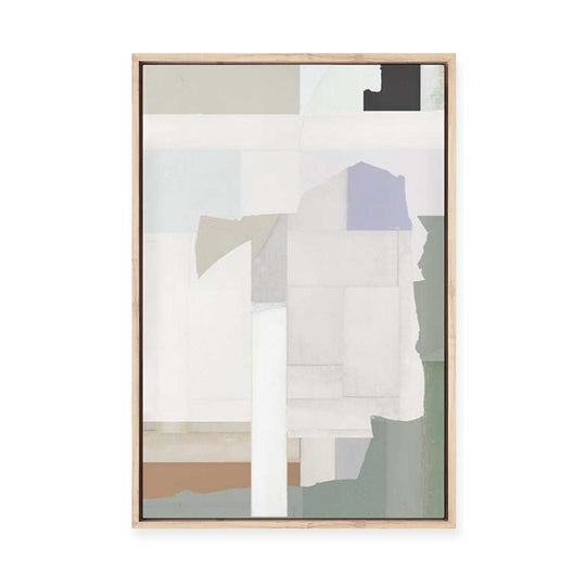 Soft Geometry II | Framed Canvas