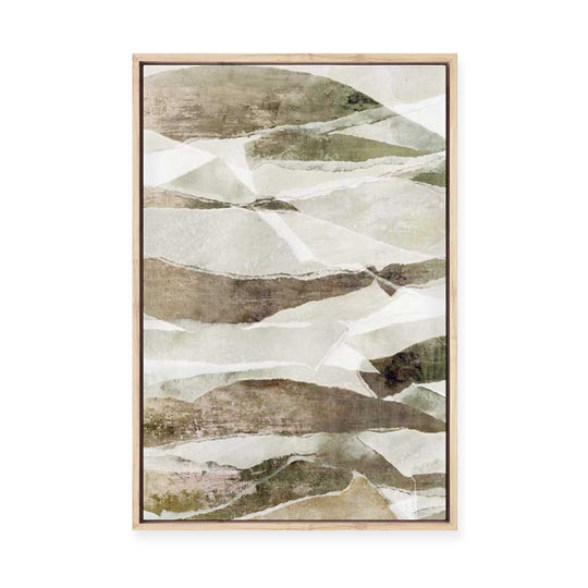 Soft Layers of Earth and Light | Framed Canvas