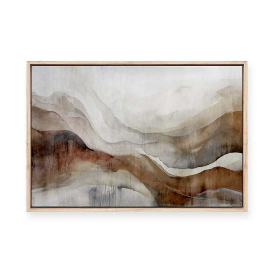 Where the Fog Stays I | Framed Canvas