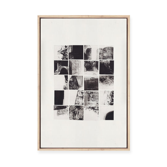 Abstract Mosaic No.1 | Framed Canvas