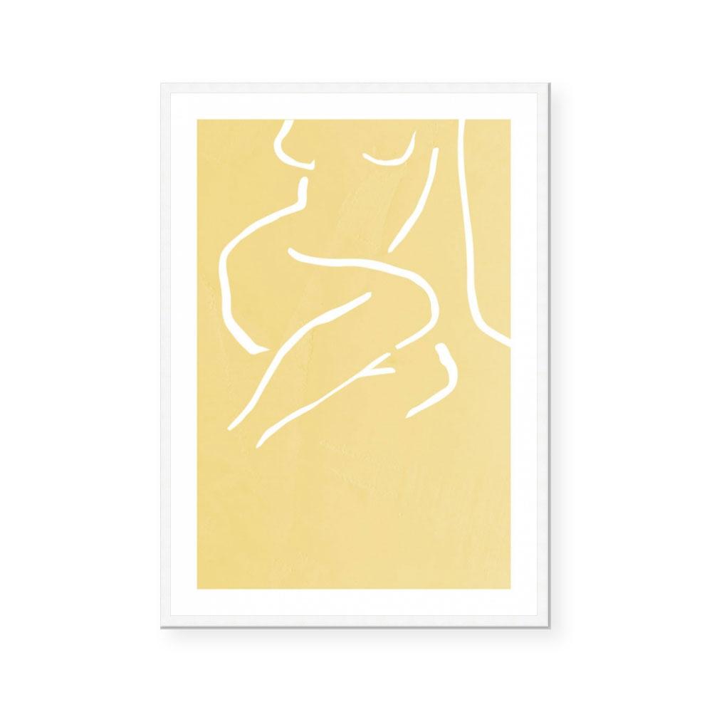 Body Lines I | Yellow – ArtHouse Co