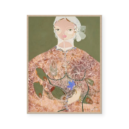 Le-La | Limited Edition Print | Framed in Oak | Jai Vasicek