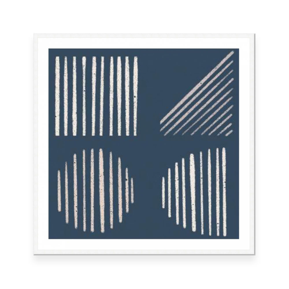 Mod Shapes on Blue – ArtHouse Co