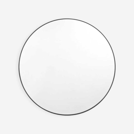 Sloan Round Mirror - BLACK