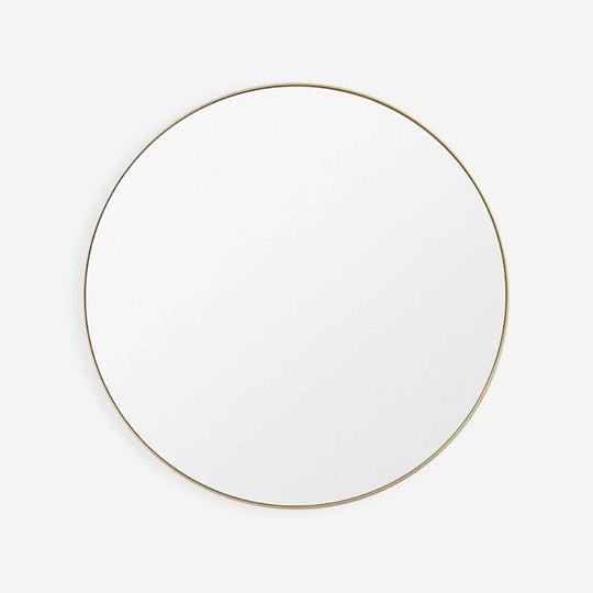 Sloan Round Mirror - SATIN BRASS