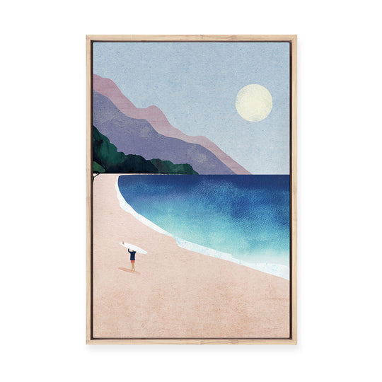 Surf Beach | Framed Canvas