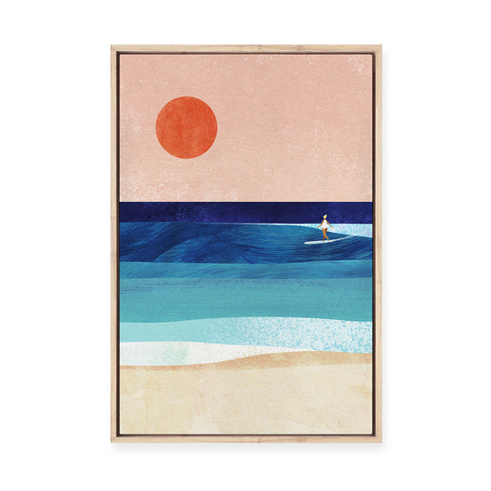 Surf Girl | Framed Canvas