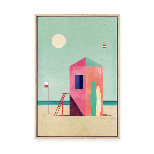 Surf Hut | Framed Canvas