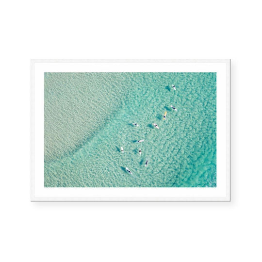 Surfers on Crystal Waters I